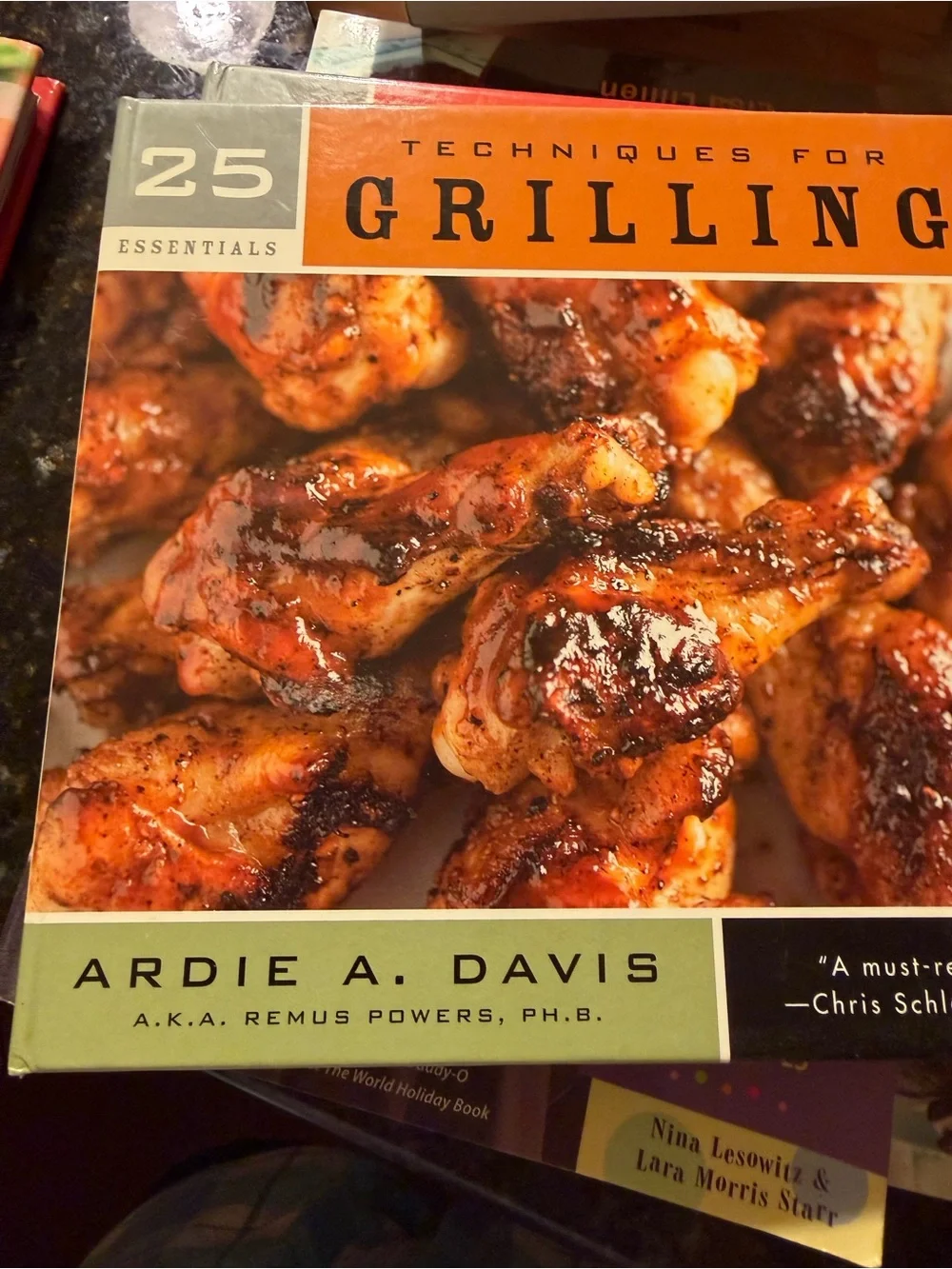 Techniques for Grilling Cookbook - Orange Cover